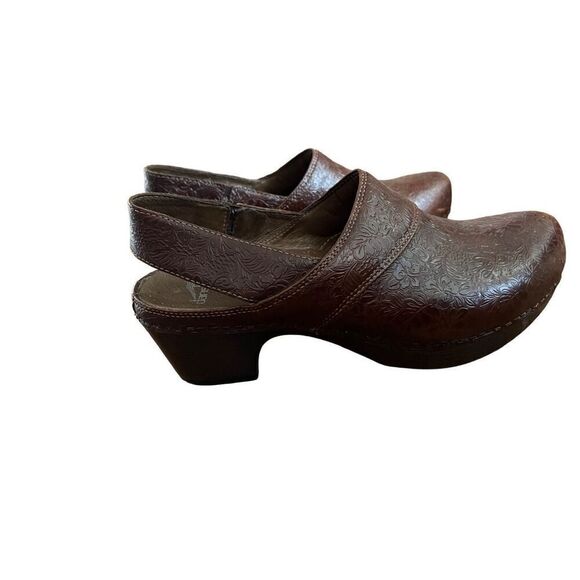 Dansko floral embossed clogs sz 41 - Picture 9 of 11